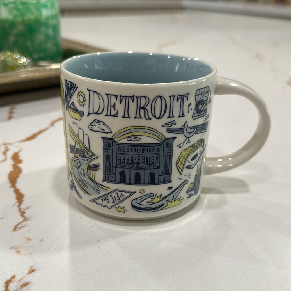 Starbucks Detroit Been There Series Mug 14oz 2019 Across The Globe Collection